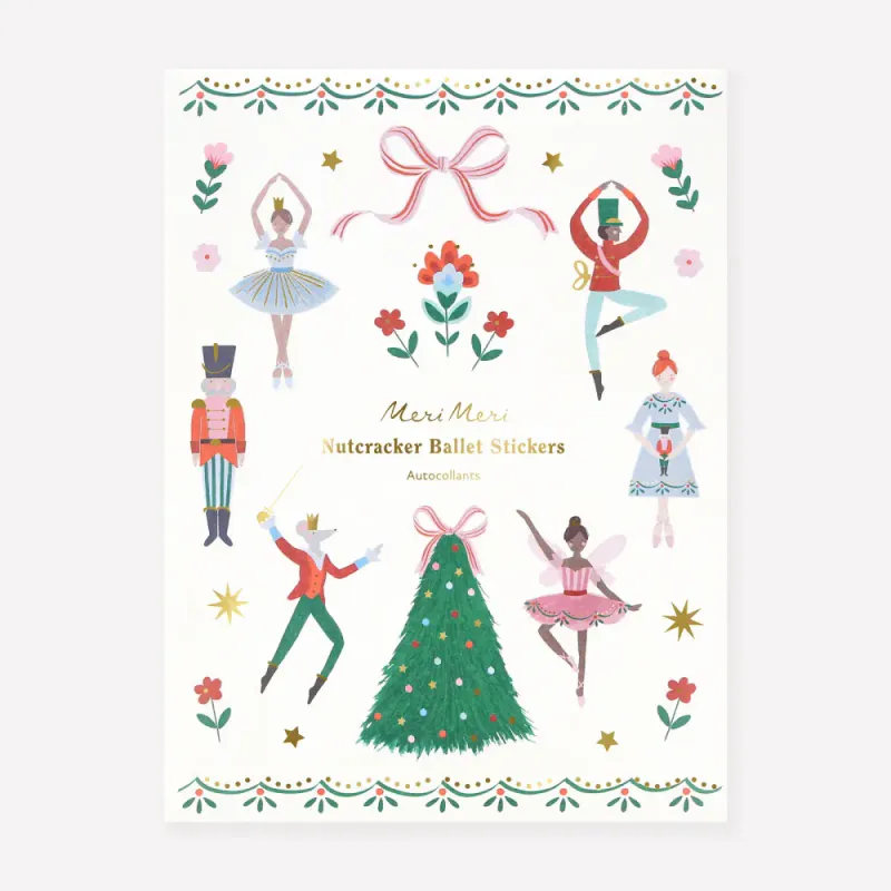 KLISTREMERKER – Nøtteknekker Ballett – 10 ark – Meri Meri