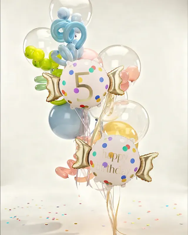 FOLIEBALLONG – Candy Dots – Tall 5 – PartyDeco