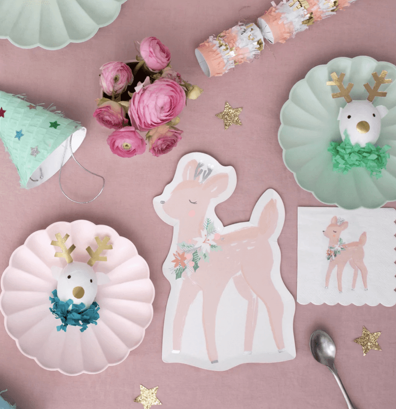 SERVIETTER – Pastellrådyr – 16 pk – Meri Meri
