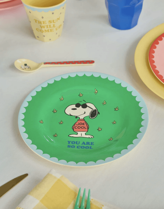 Hovedbilde ASJETT – Grønn Snoopy Print – Rice x Peanuts