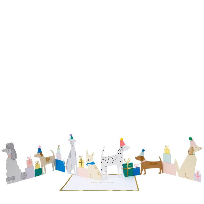 Hovedbilde KORT – Hundebursdag – Meri Meri