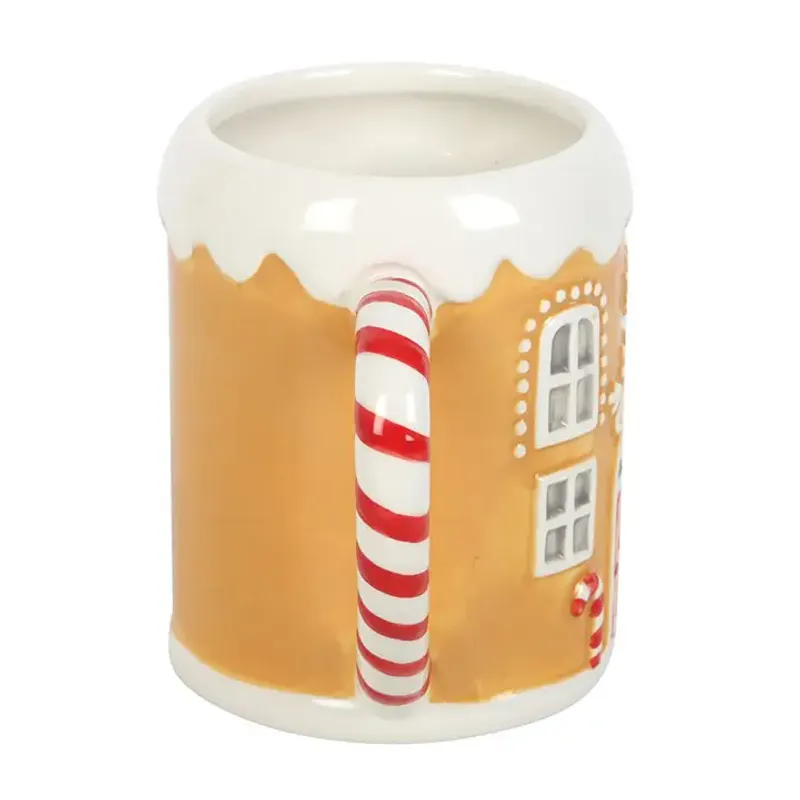 JULEKOPP – Pepperkakehus med candy cane-hank – Something Different