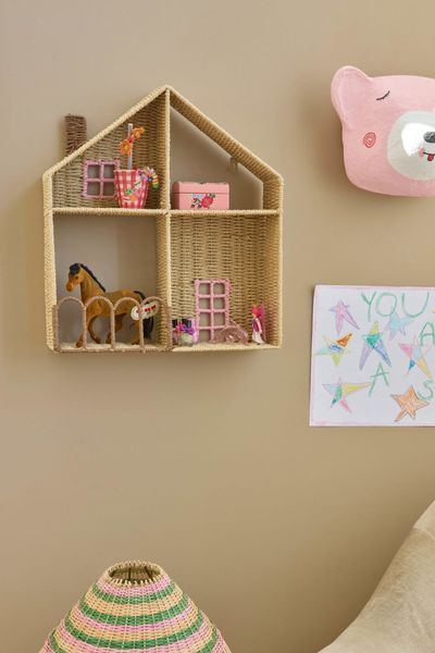 Hovedbilde VEGGDEKOR – Bjørnehode Rosa – Rice