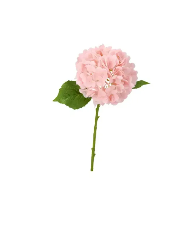 KUNSTIG BLOMST – Hortensia – Lys rosa – 50 cm – Alot