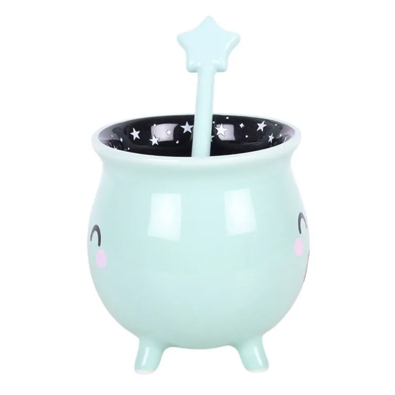 KOPP – Kawaii heksegryte med tryllestavskje – Mintgrønn – Something Different