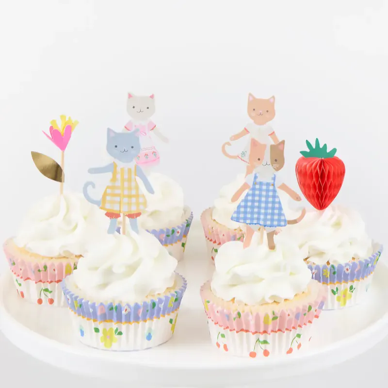 MUFFINSSETT – Søte Kattunger – 24 pk – Meri Meri