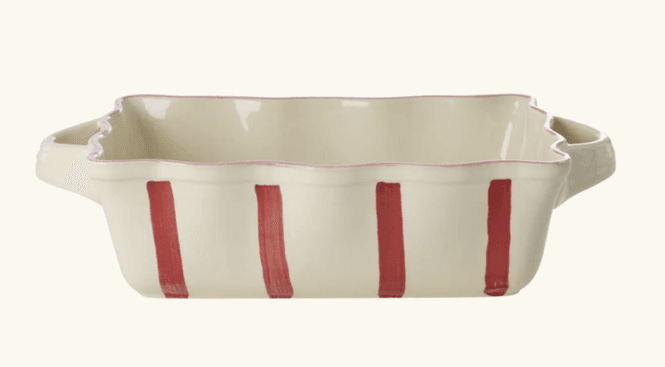 Hovedbilde MEDIUM ILDFAST FORM – Røde striper – Rice
