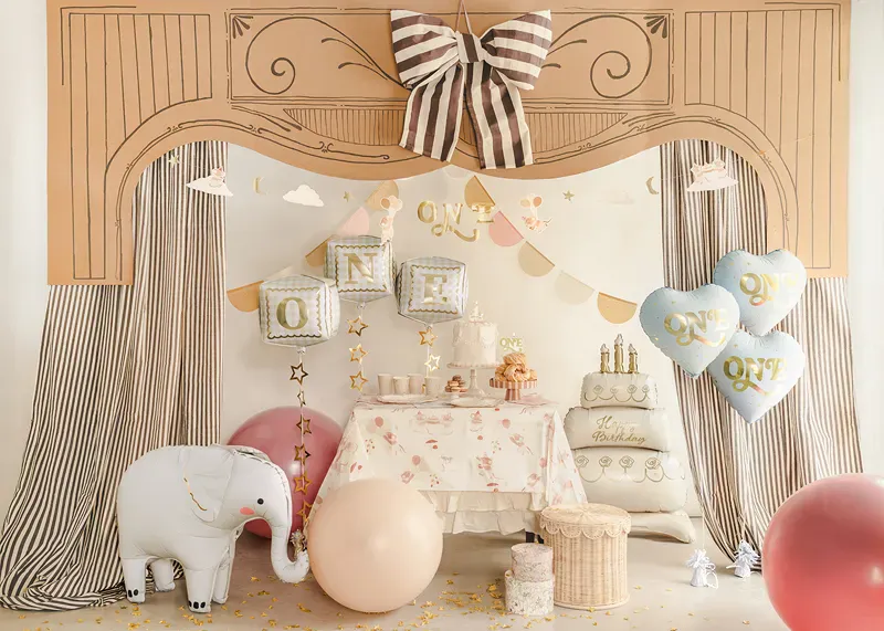 FOLIEBALLONG – Elefant – Stående – PartyDeco