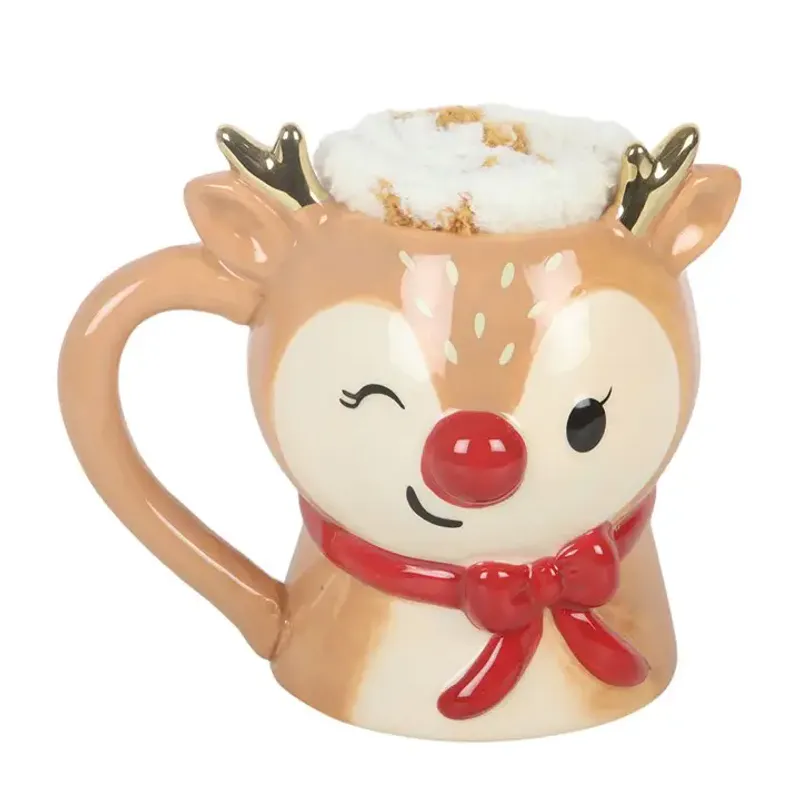 KOPP MED SOKKER – Ruby the Reindeer – Something Different
