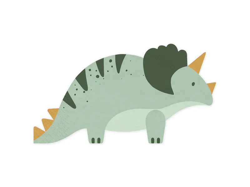 SERVIETTER – Triceratops dinosaur – 12 pk – PartyDeco