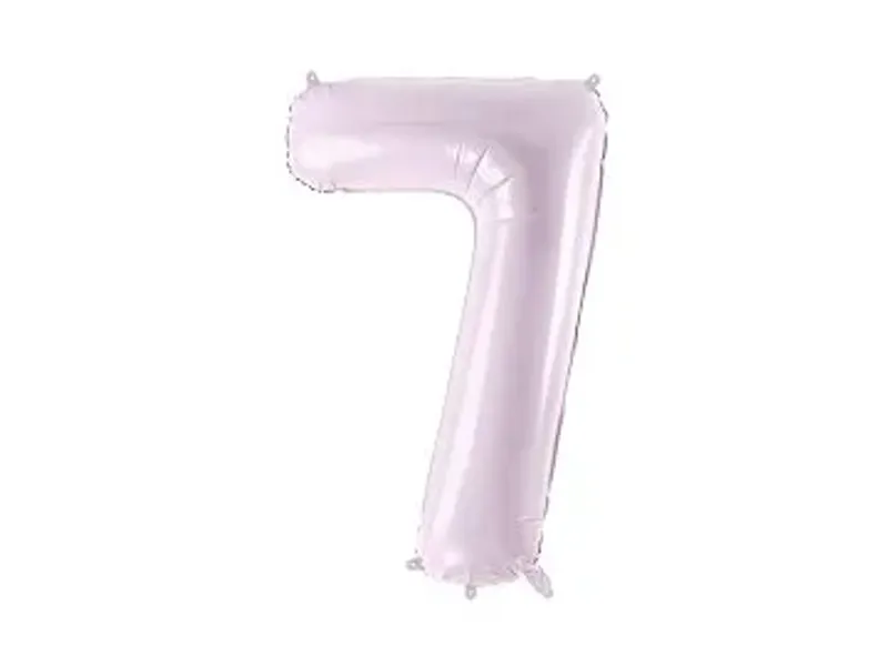 FOLIEBALLONG – Tall 7 – Lys lilla – 72 cm – PartyDeco