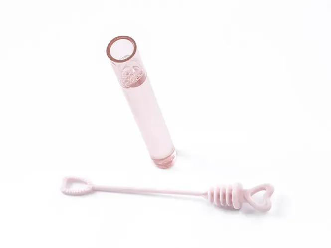 Hovedbilde SÅPEBOBLER – Rosa hjerte – 48 pk – ...