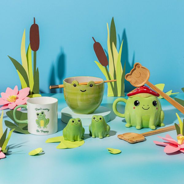 Hovedbilde NUDDELBOLLE – Frosk med spisepinner – Sass & ...