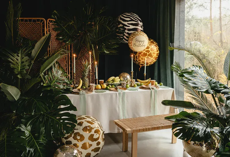 FOLIEBALLONG – Giraffmønster – PartyDeco