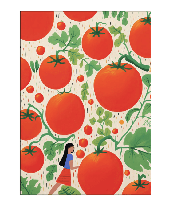 Hovedbilde PLAKAT – Tomato Garden – 30 x 40 cm – ...