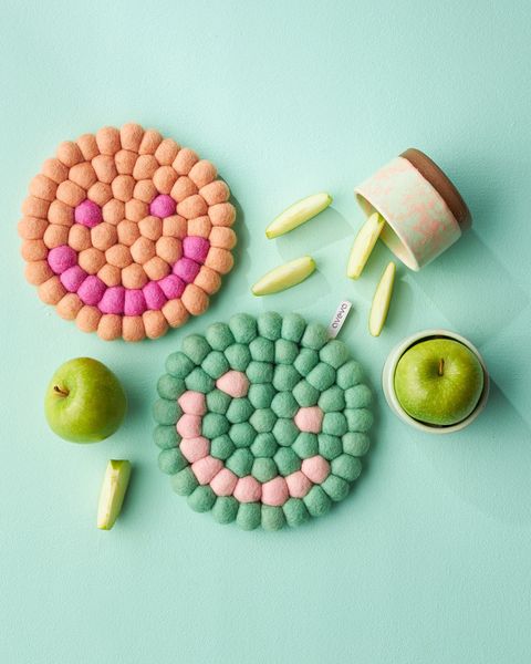 Hovedbilde KJELEUNDERLAG I ULL – Rund Smiley Apple – Aveva ...