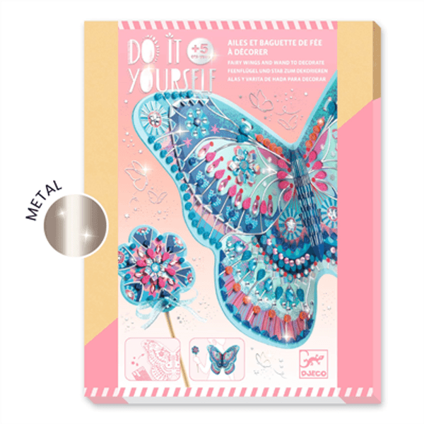 Hovedbilde HOBBYSETT DIY – Sommerfuglvinger & tryllestav – ...