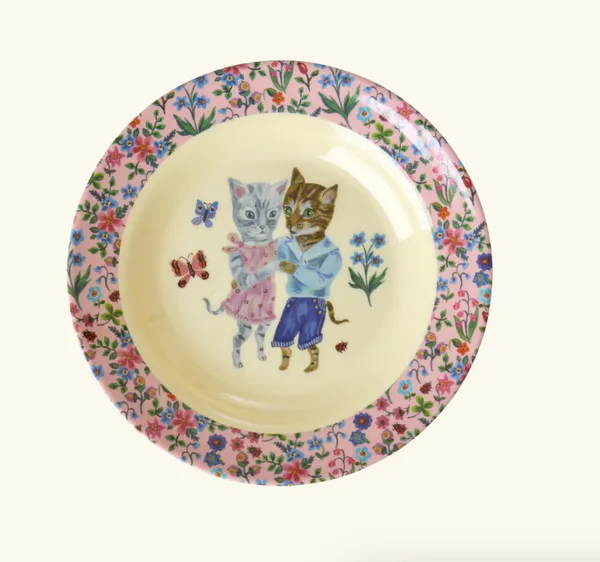 Hovedbilde DYP ASJETT – Rosa med dansende katter – Rice x ...