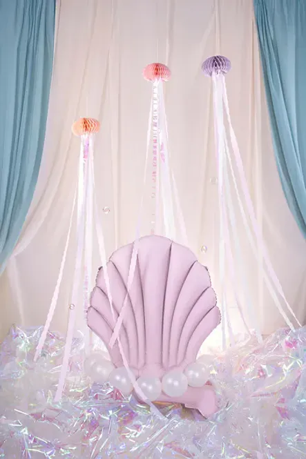 Hovedbilde FOLIEBALLONG – Skjell lys lilla – PartyDeco