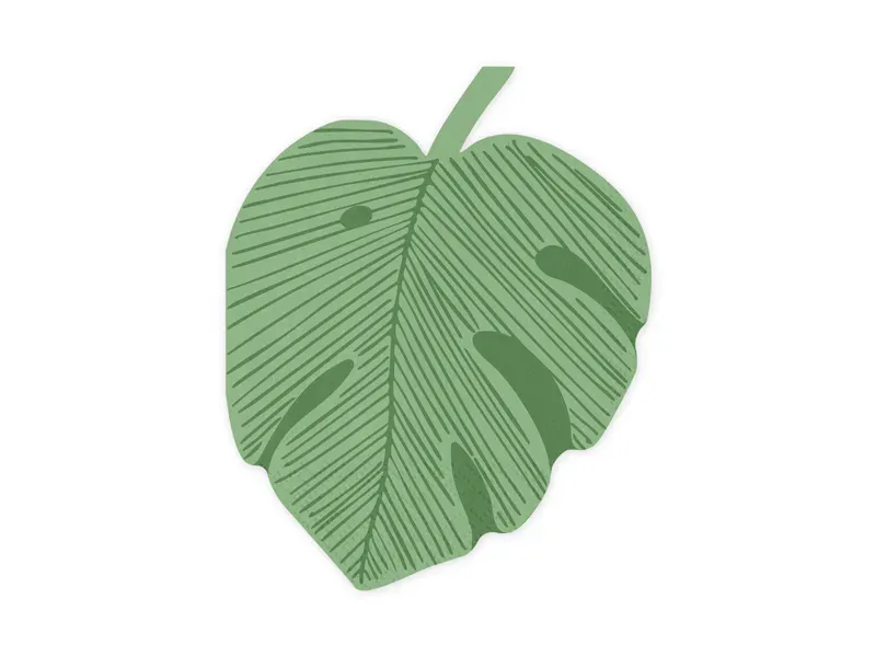 SERVIETTER - Monstera Blad - 12 pk - PartyDeco