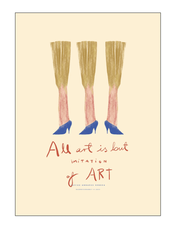 PLAKAT – The Legs – 30 x 40 cm – Das Rotes Rabbit