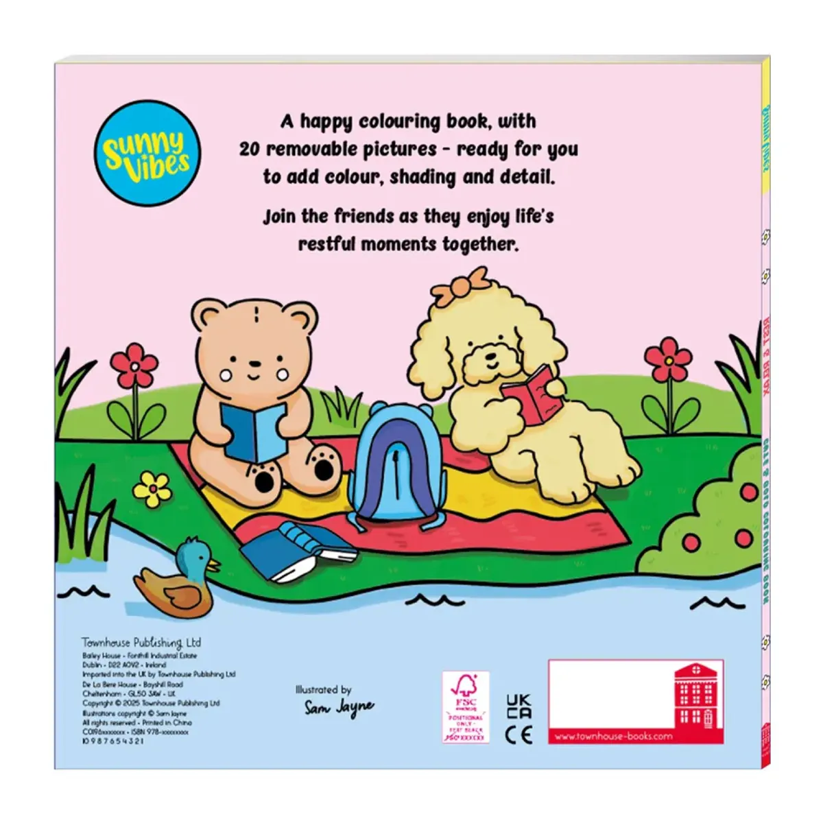 FARGELEGGINGSBOK – Rest & Relax – Sunny Vibes