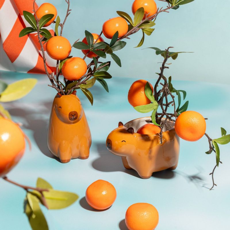 LITEN BLOMSTERPOTTE – Capybara – Sass & Belle