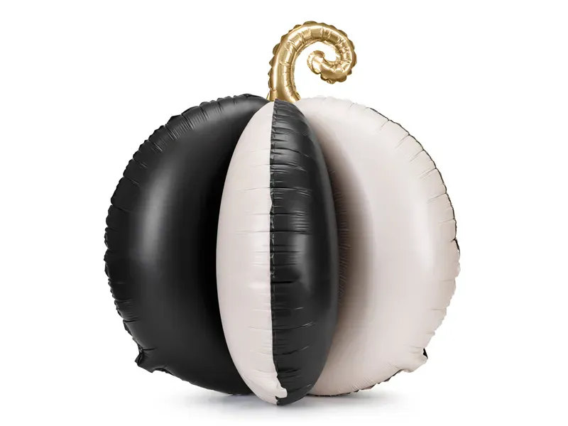 FOLIEBALLONG - Gresskar - Svart/Krem - 58 cm - PartyDeco