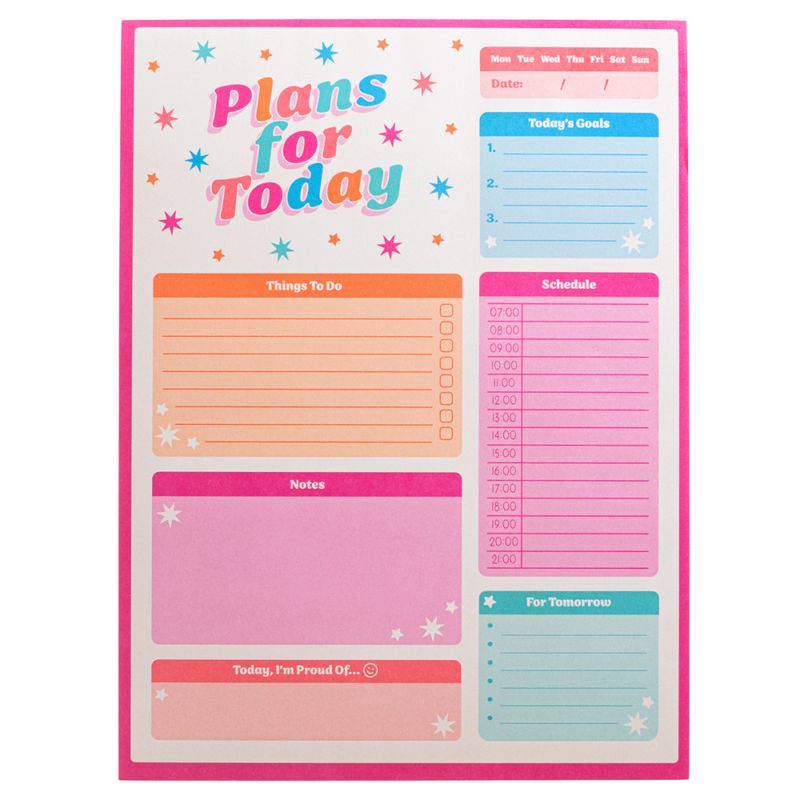 NOTATBLOKK – Plans For Today – Sass & Belle