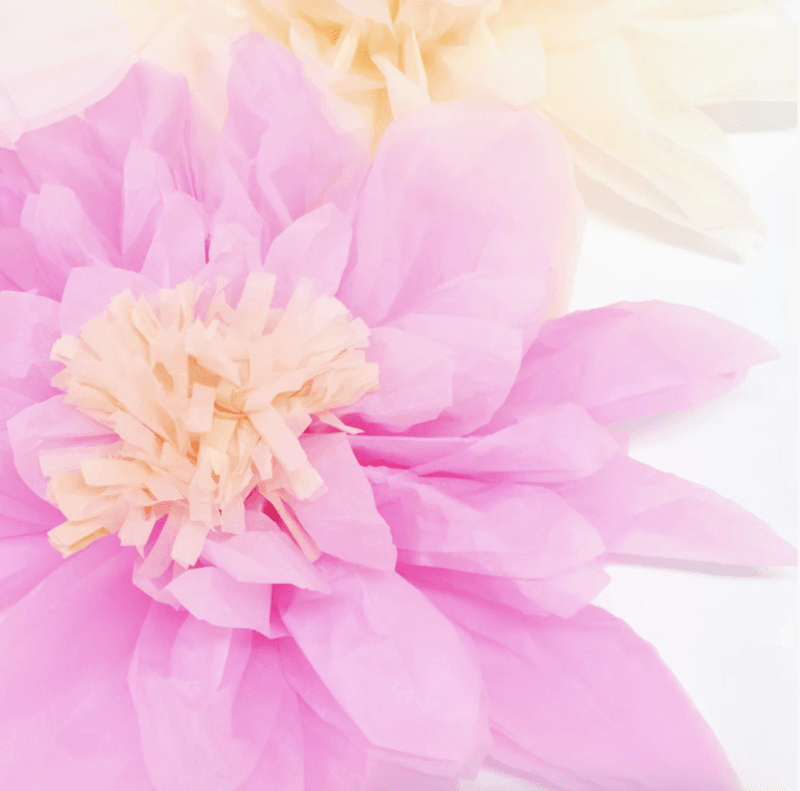 GIRLANDER – Store papirblomster – Meri Meri
