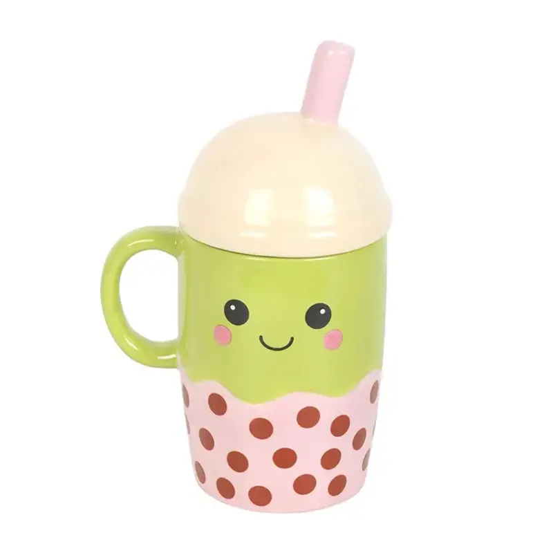 KOPP – Kawaii Bubble Tea med lokk – Something Different