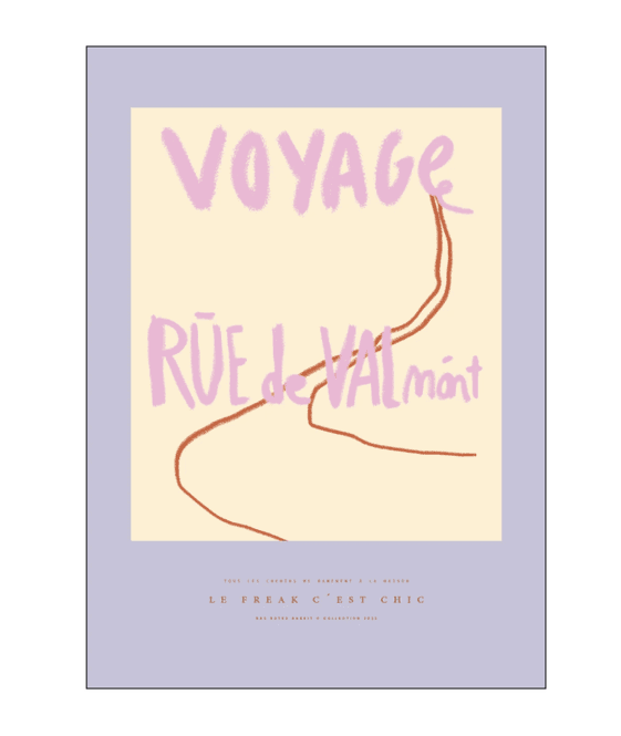 Hovedbilde PLAKAT – Voyage – 30 x 40 cm – Das Rotes ...