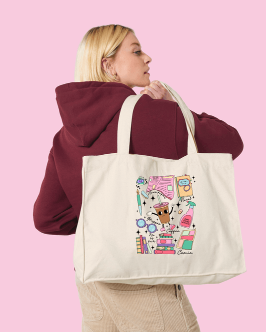 Hovedbilde SHOPPINGBAG – Bookish Vibes – Festligetrykk
