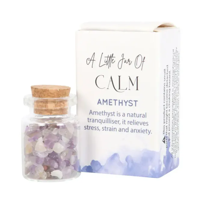Hovedbilde KRYSTALLFLASKE – Ametist – A Little Jar of Calm ...