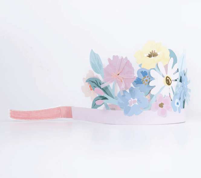 Hovedbilde HODEBÅND – Blomster – 8-pk – Meri Meri