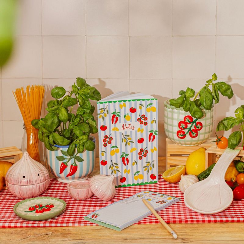 HANDLELISTE MED MAGNET BAK – Middelhavet – Sass & Belle