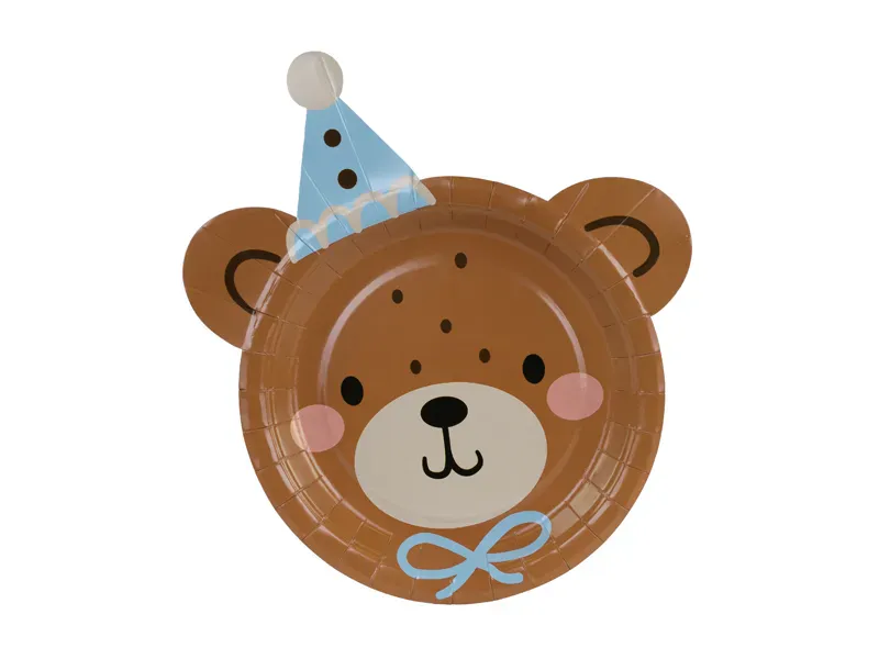 PAPPASJETTER – Bjørn med partyhatt – 6 pk – PartyDeco