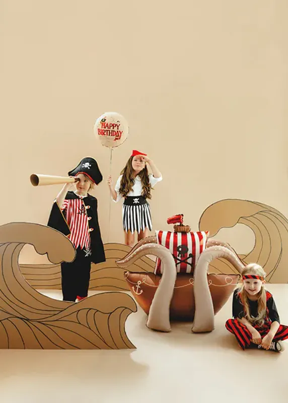 FOLIEBALLONG – Happy Birthday pirat – PartyDeco
