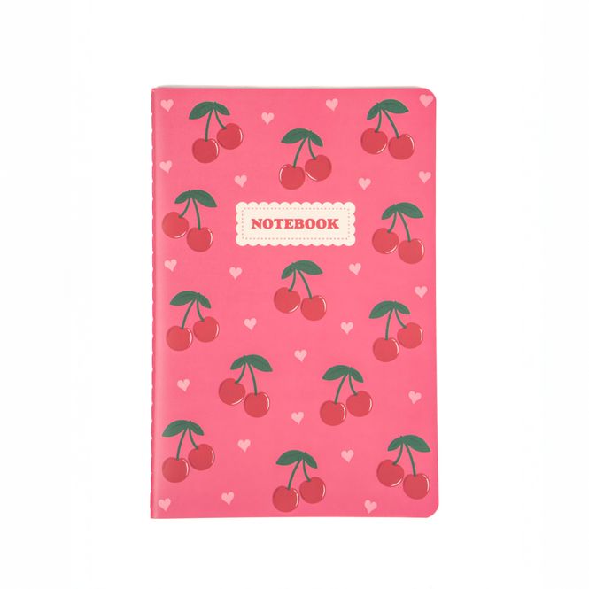 Hovedbilde NOTATBOK – Kirsebær – A5 – Sass & Belle